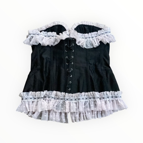 Victoria's Secret Other - Y2K Victoria's Secret Sexy Little Thing Black Pink Corset Bustier L